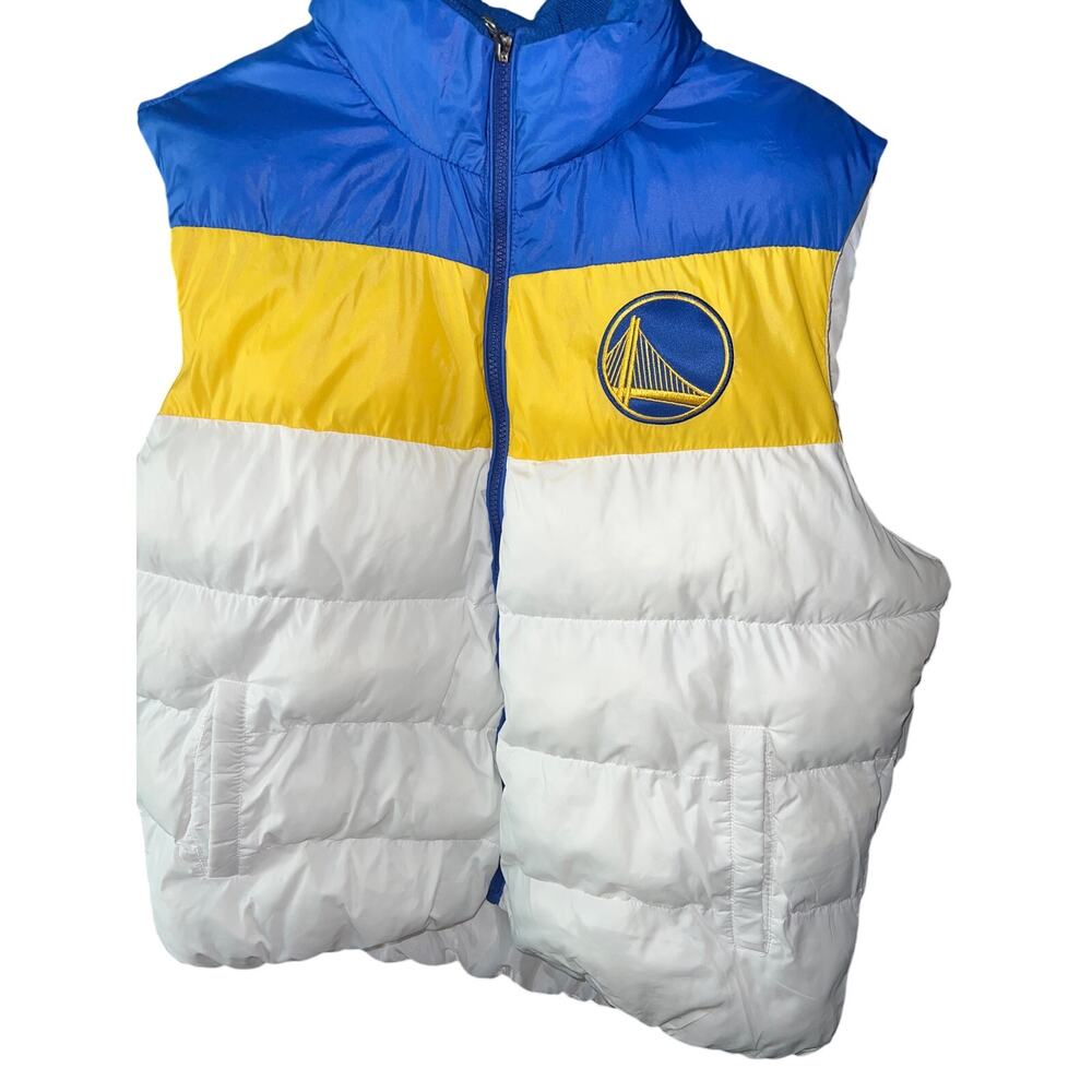 058‎ Golden State Warriors Puffer Vest XXL | G-III 4Her by Carl Banks